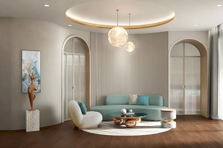 glowing_design_interior_luxury_living room_Dark_grand Bangkok Boulervard